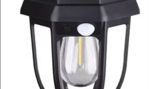 Lampa solara de gradina tip felinar cu tarus CL D68