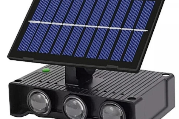Lampa Solara de perete dubla cu panou solar 6 LED montaj pe perete iluminare sus/jos