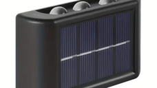 Lampa solara de perete LY 002 cu 6 LED-uri, IP65, impermeabila, lumina sus/jos