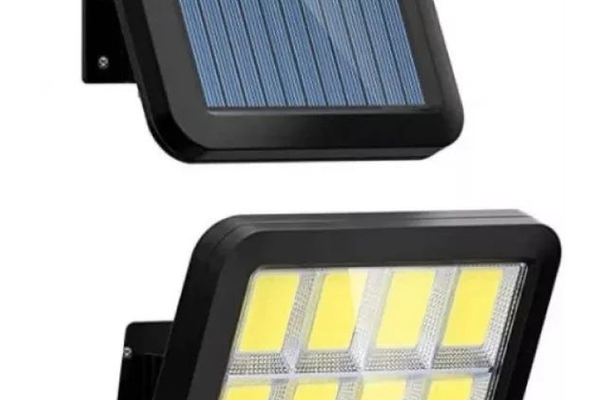 Lampa solara LED 120COB F120 senzor de miscare cu 8 casete