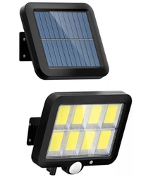 Lampa solara LED 120COB F120 senzor de miscare cu 8 casete - 1