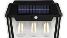 Lampa solara LED de perete cu 3 becuri Senzor de miscare Andowl Q D1640