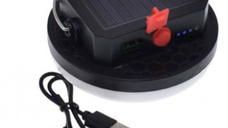 Lampa solara mini Q LED10 putere 10W cu 3 moduri iluminare si agatatoare