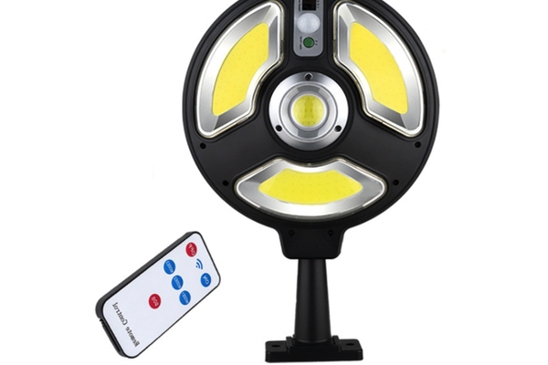 Lampa Solara Rotunda 150LED 1288A COB 3 Moduri Iluminare + Senzor