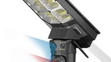 Lampa solara stradala cu camera de supraveghere SIM 4G Microfon + Difuzor incorporat