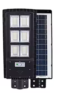 Lampa solara stradala LED 300W cu panou fotovoltaic cu 6 casete - 1