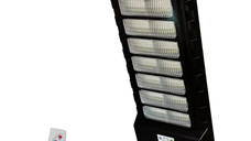Lampa Solara Stradala LED 800W Senzor de lumina si miscare telecomanda baterie 12000MA
