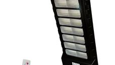 Lampa Solara Stradala LED 800W Senzor de lumina si miscare telecomanda baterie 12000MA