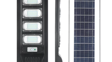 Lampa solara stradala LED de 200W IP65 6000k cu senzor si telecomanda 4 CASETE