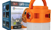 Lampa solara suspendata multifunctionala cu indicator de baterie GH1866