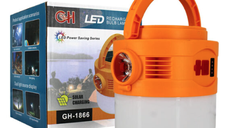 Lampa solara suspendata multifunctionala cu indicator de baterie GH1866