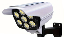 Lampa solara tip camera falsa QTY032 cu 77LED
