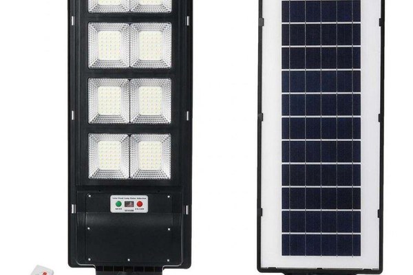 Lampa Stradala 180W LED SMD 8 CASETE Cu Panou Solar si Telecomanda
