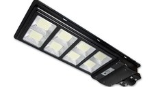Lampa Stradala 400W Led SMD 8 Casete individuale Cu Panou Solar, Senzor de Lumina Telecomanda