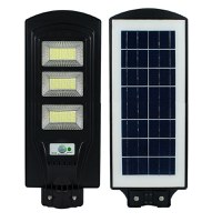 Lampa Stradala SMART LED 120W Cu Panou Solar senzor de lumina si miscare - 1