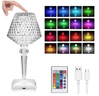 Lampa tip veioza mod tactil de schimbare a culorii control prin telecomanda 16 culori - 1
