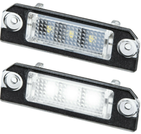 Lampi numar LED VW Golf 4 5 6 7 Lupo Passat CC 2008-2012 Passat 4D Passat cc 09 New Beettle/Cabrio Polo/Derby Phaenton EOS cu Canbus - 1