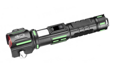 Lanterna aluminiu RTY 827 cu LED 30W incarcare USB acumulator 18650 lampa COB Ciocan de Urgenta si Cutter