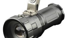 Lanterna Argintie cu MANER Max 800 Lumeni cu Zoom