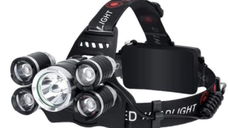 Lanterna de Cap 30W XL cu 5 LED-uri si Zoom
