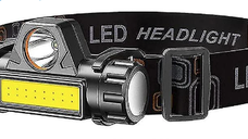 Lanterna de cap AS 51740 cu LED COB