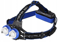 Lanterna de cap cu 2 Led-uri si 4 moduri de iluminare - 1