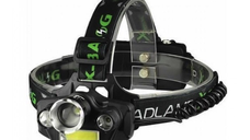 Lanterna de CAP cu zoom T44, LED Q5, COB, T6