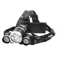 Lanterna de CAP TRIPLA 3 LED Cree-XML T6 - 1