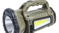 Lanterna de mana CB 5678 cu incarcare solara si COB lateral