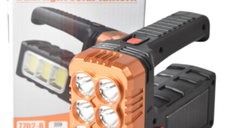Lanterna de mana solara 7702 B cu Led SMD si incarcare USB OF