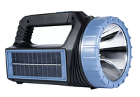 Lanterna de mana solara LED cu lumina laterala si frontala Q D691 - 1