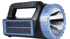 Lanterna de mana solara LED cu lumina laterala si frontala Q D691