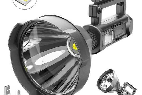 Lanterna de Mana W591 cu TREPIED , Baterie Externa 1000W LED foarte puternic P50