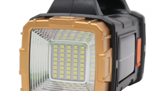 Lanterna LED Multifunctionala 25W GL-2289 cu Incarcare Solara si USB