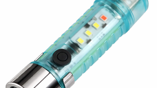 Lanterna LED Multifunctionala CB 023 cu Design Transparent si Incarcare USB