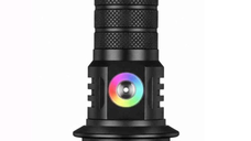 Lanterna LED YEMAO YM-G236 TG 50W cu Zoom Reglabil si Iluminare RGB