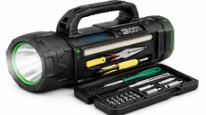 Lanterna multifunctionala CB 5515 tip trusa scule cu LED puternic COB si incarcare USB C