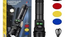 Lanterna portabila CB A280 cu zoom LCD in 4 culori si magnet