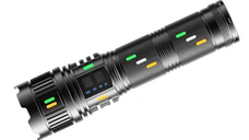 Lanterna profesionala CB G400Y din aluminiu resistenta la socuri cu led 300w 4 acumulatori 181350 incarcare USB