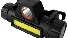 Lanterna puternica de cap 101 cu incarcare USB