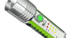 Lanterna reincarcabila LED 520A putere 8000 Lm cu Zoom si 8 moduri iluminare