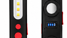 Lanterna Reincarcabila S501 cu Iluminare Dubla 5W SMD LED si Prindere Magnetica