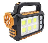 Lanterna solara HS-8029-7-B multifunctionala  cu 3 surse de lumin COB - 1