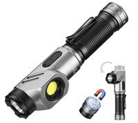 Lanterna tactica de mana YM F303 cu 2 surse de lumina si baza magnetica - 1