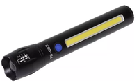 Lanterna TD-C83 cu LED CREE 7 W LED lateral COB 7 W acumulator integrat zoom telescopic - 1