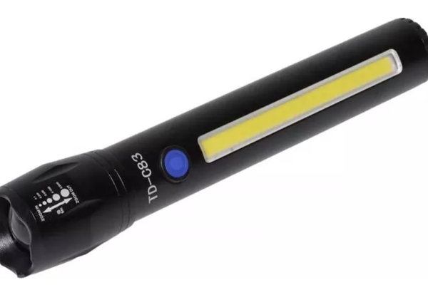 Lanterna TD-C83 cu LED CREE 7 W LED lateral COB 7 W acumulator integrat zoom telescopic