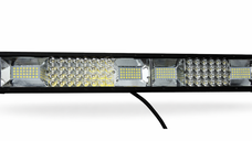 LED Bar 4 Randuri putere mare 12 24V Spot si Flood Combo 56cm 6000K Off Road SUV Utilaje 216W