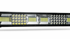 LED Bar cu 4 randuri putere mare 12 24V Spot si Flood Combo 324W 6000K Off Road SUV Utilaje