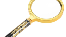 Lupa clasica cu maner 70 mm model dragon AURIU