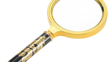 Lupa clasica cu maner 70 mm model dragon AURIU